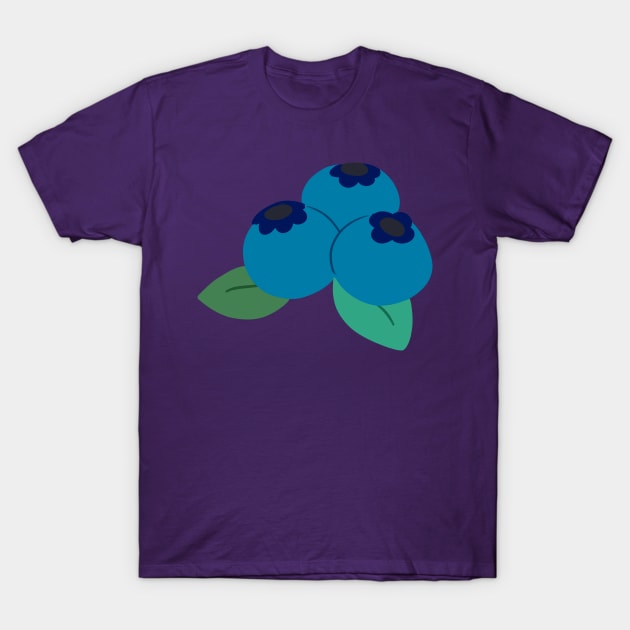 Simple Blueberries T-Shirt by saradaboru